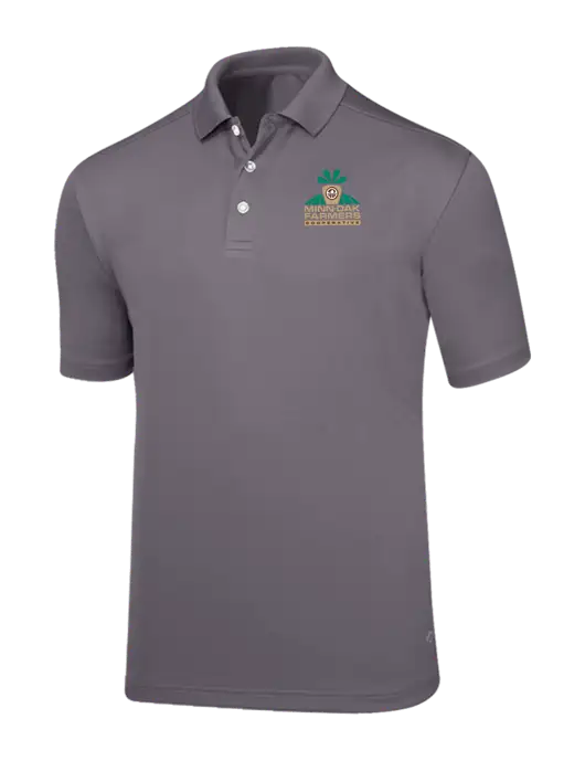 Callaway Core Medium Grey Performance Polo w/Minn-Dak Farmers Cooperative Logo