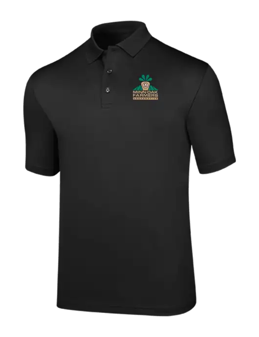 Callaway Opti-Dri Black Chev Polo w/Minn-Dak Farmers Cooperative Logo