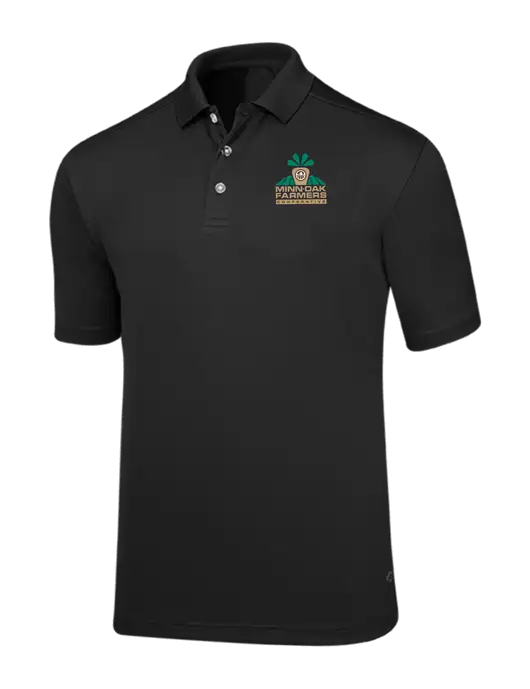 Callaway Core Black Performance Polo w/Minn-Dak Farmers Cooperative Logo
