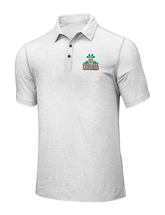 OGIO White ONYX Polo w/Minn-Dak Farmers Cooperative Logo