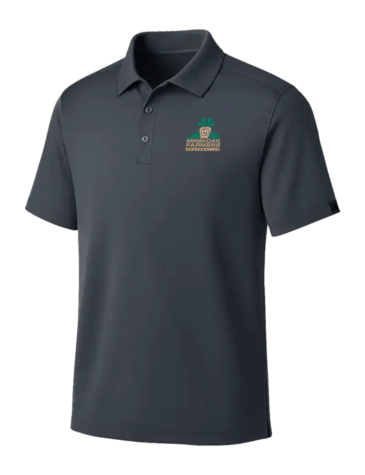 OGIO Dark Grey Framework Polo w/Minn-Dak Farmers Cooperative Logo