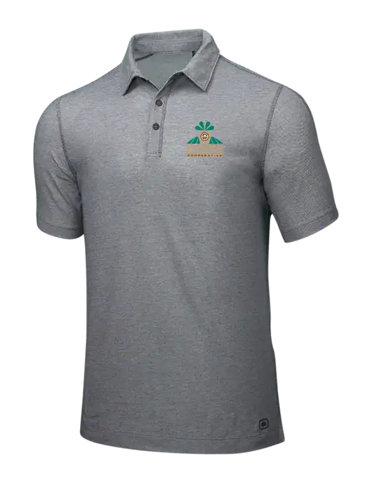 OGIO Medium Grey ONYX Polo w/Minn-Dak Farmers Cooperative Logo