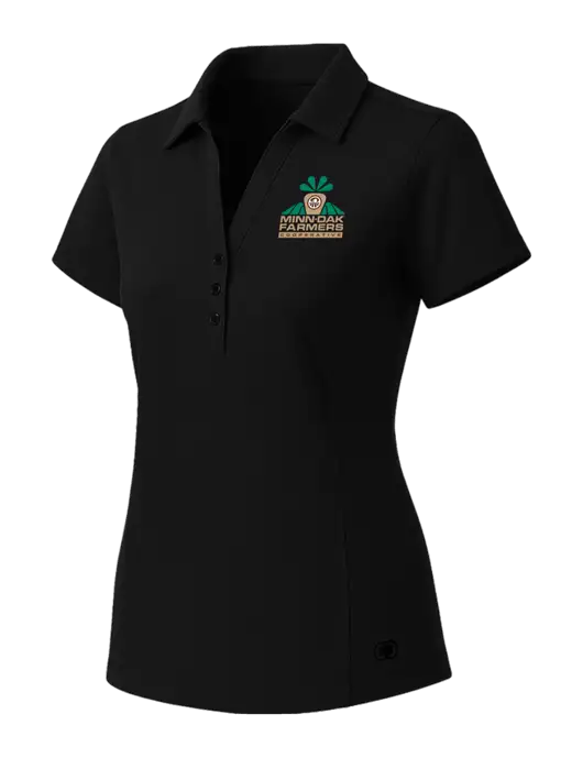 OGIO Womens Blacktop ONYX Polo w/Minn-Dak Farmers Cooperative Logo
