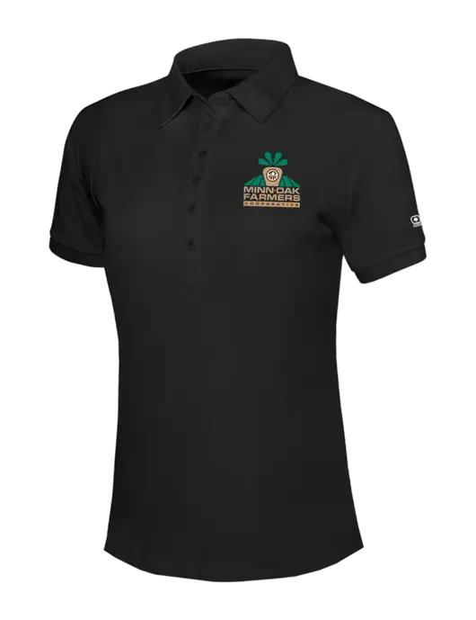 OGIO Womens Blacktop Jewel Polo w/Minn-Dak Farmers Cooperative Logo