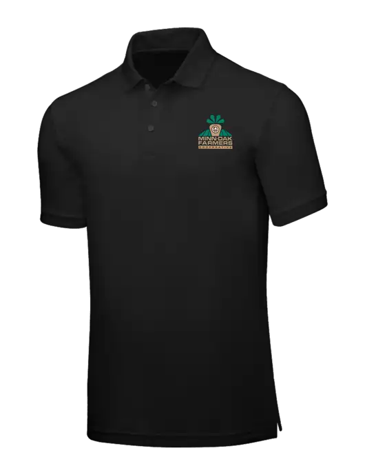 Black Core Classic Pique w/Minn-Dak Farmers Cooperative Logo