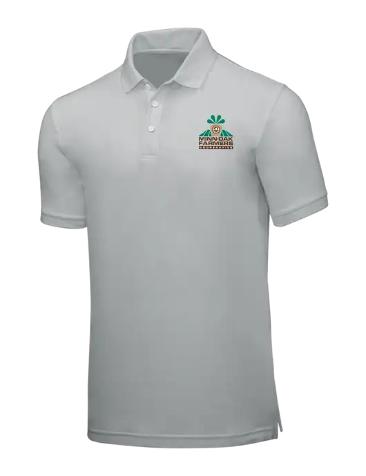 Light Grey Core Classic Pique w/Minn-Dak Farmers Cooperative Logo