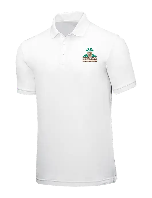 White Core Classic Pique w/Minn-Dak Farmers Cooperative Logo