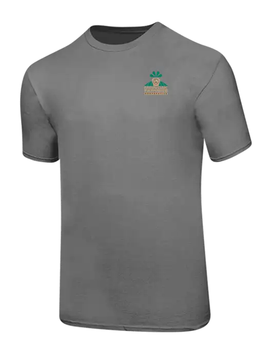 Ring Spun Medium Grey 4.5 oz T-Shirt w/Minn-Dak Farmers Cooperative Logo