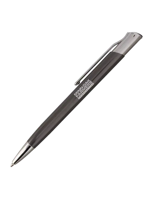 San Malo Gunmetal Pen - Black Ink w/Minn-Dak Farmers Cooperative Logo