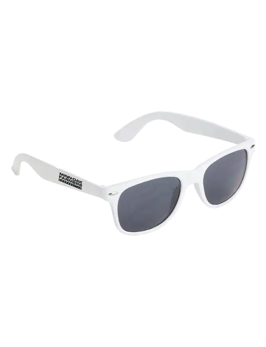 Daytona White Sunglasses w/Minn-Dak Farmers Cooperative Logo