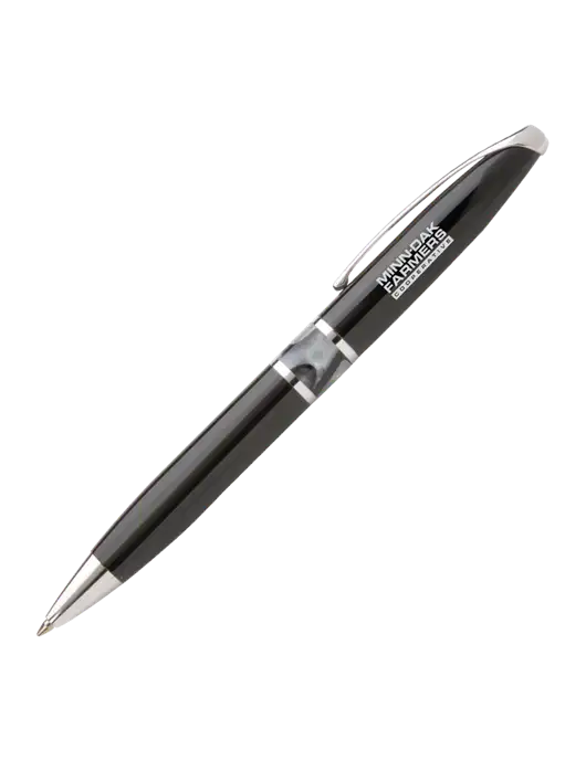 Illusion Black Pen - Black Ink w/Minn-Dak Farmers Cooperative Logo