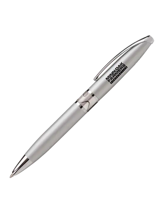 Illusion Silver Pen - Black Ink w/Minn-Dak Farmers Cooperative Logo