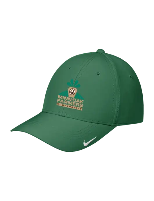 Nike Dark Green Dri-FIT Legacy Cap w/Minn-Dak Farmers Cooperative Logo