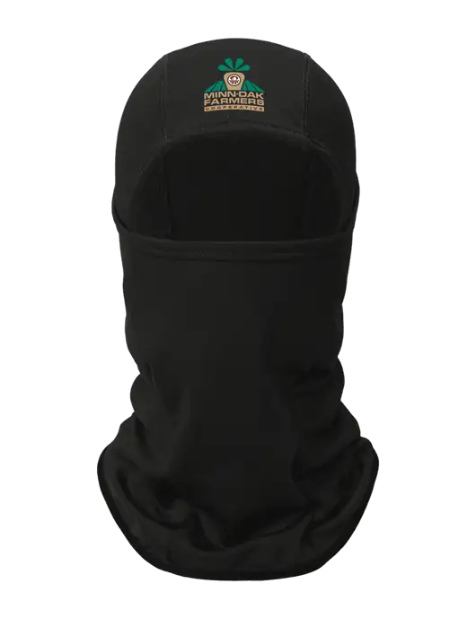 Black CornerStone Smooth Fleece Face Mask w/Minn-Dak Farmers Cooperative Logo