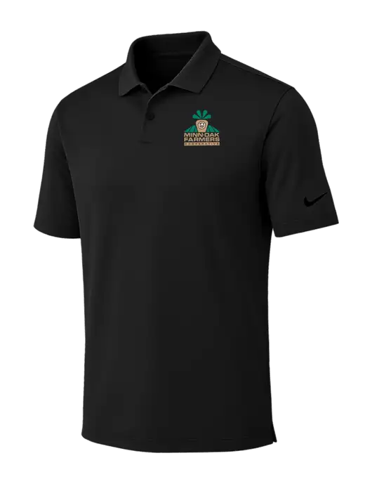 Nike Black Dri-FIT Vapor Polo w/Minn-Dak Farmers Cooperative Logo