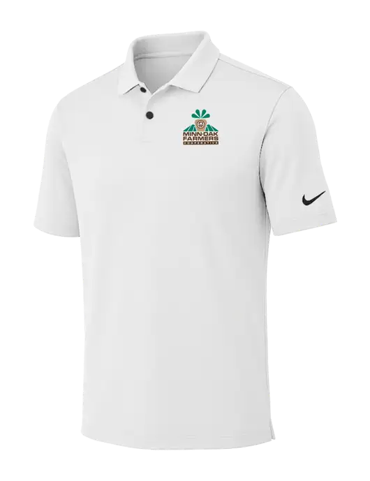 Nike White Dri-FIT Vapor Polo w/Minn-Dak Farmers Cooperative Logo