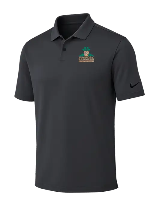 Nike Dark Grey Dri-FIT Vapor Polo w/Minn-Dak Farmers Cooperative Logo