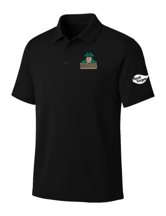 OGIO Blacktop Framework Polo w/Minn-Dak Farmers Cooperative Logo, Real Sugar Logo